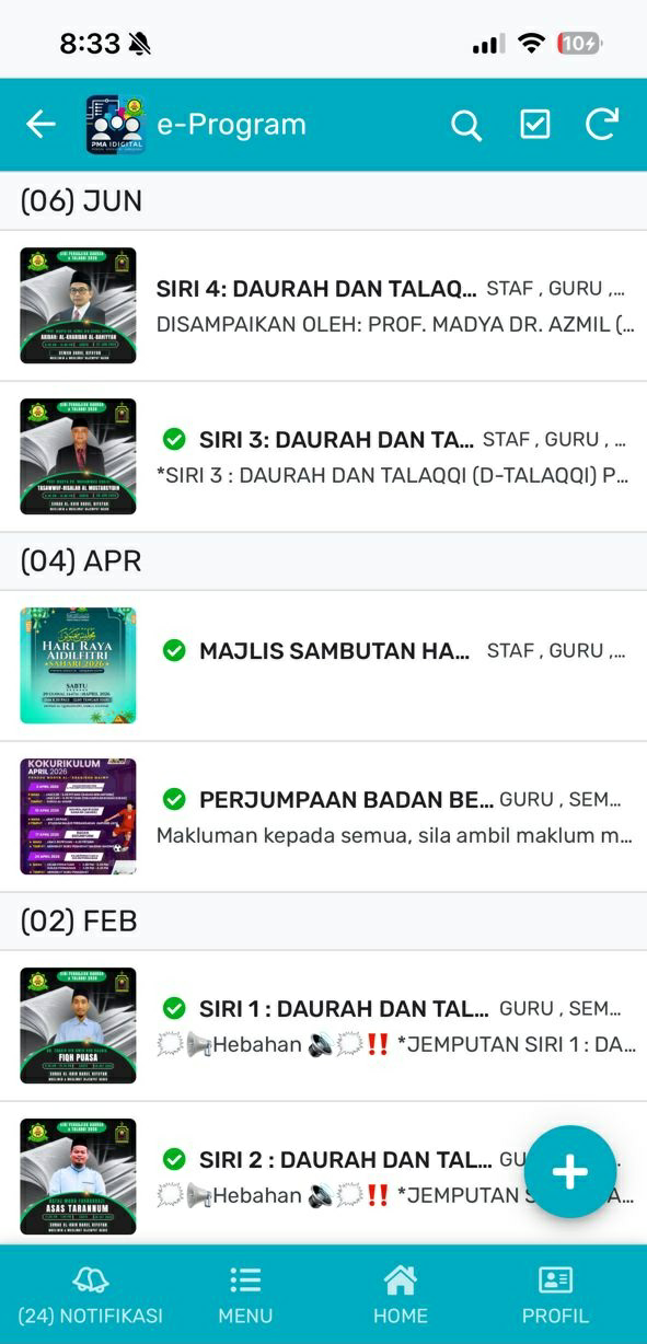 Paparan e-Program