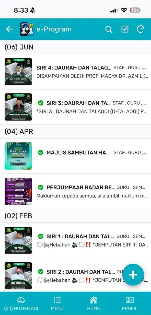 Paparan e-Program
